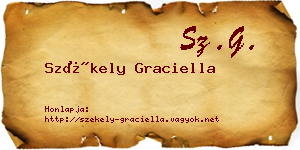 Székely Graciella névjegykártya